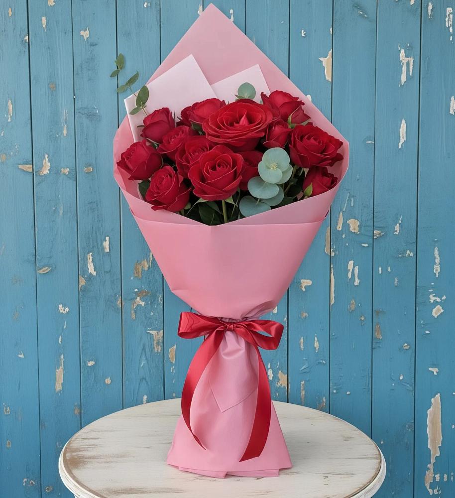 Букет цветов из: Розы в Октябрьский Тульская область