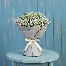 Букет цветов из:  Гипсофила в Октябрьский Тульская область