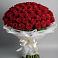 Букет 101 Красная роза Блэк Мэджик в Октябрьский Тульская область
