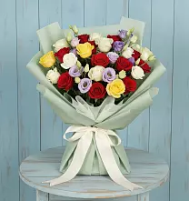 Букет цветов из:  Розы в Октябрьский Тульская область