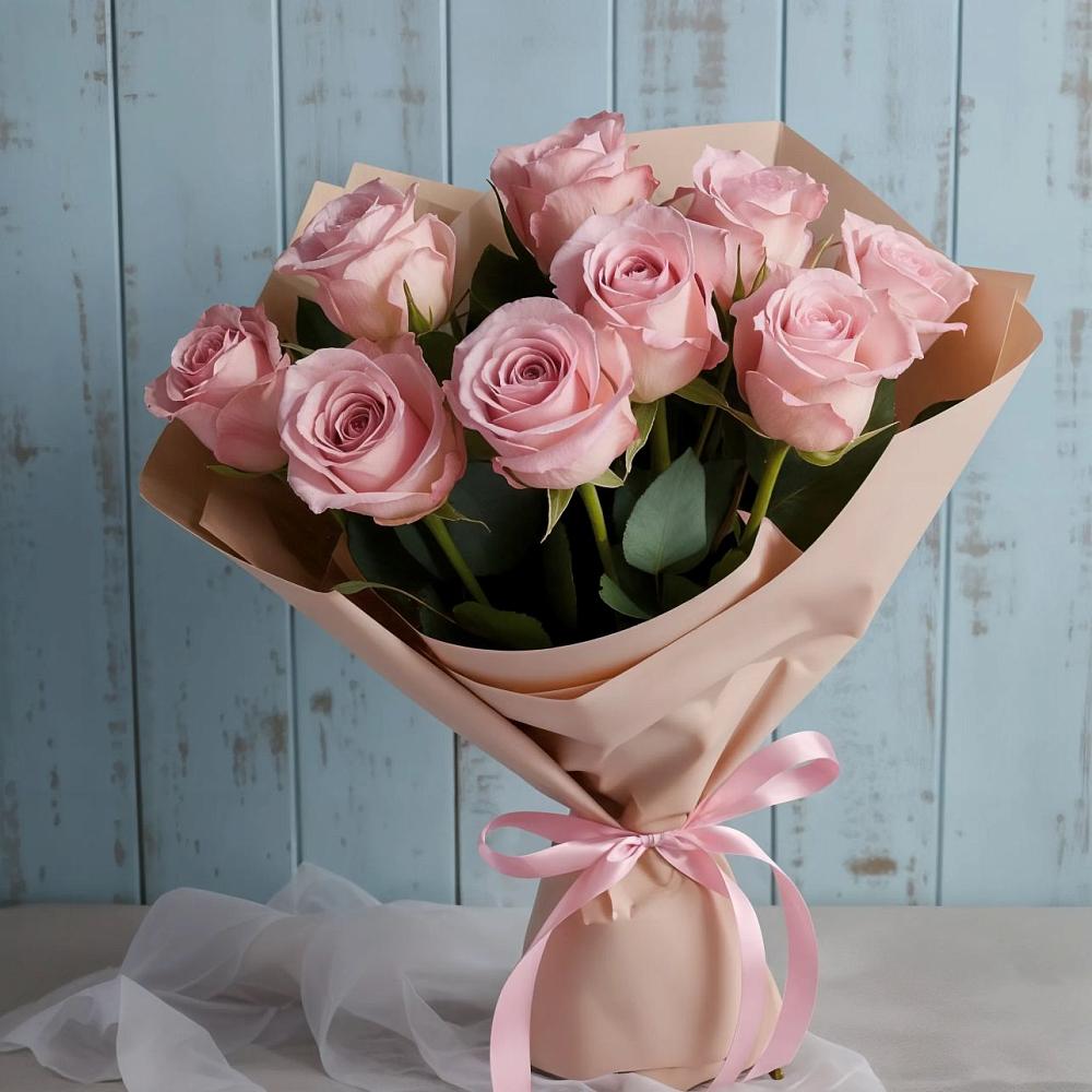 Букет цветов из: Розы в Октябрьский Тульская область