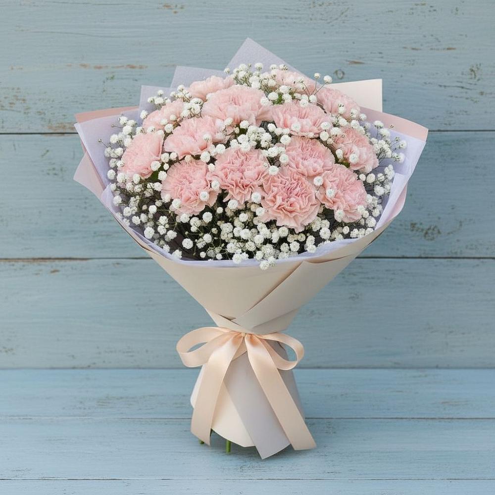 Букет цветов из: Гвоздики в Октябрьский Тульская область