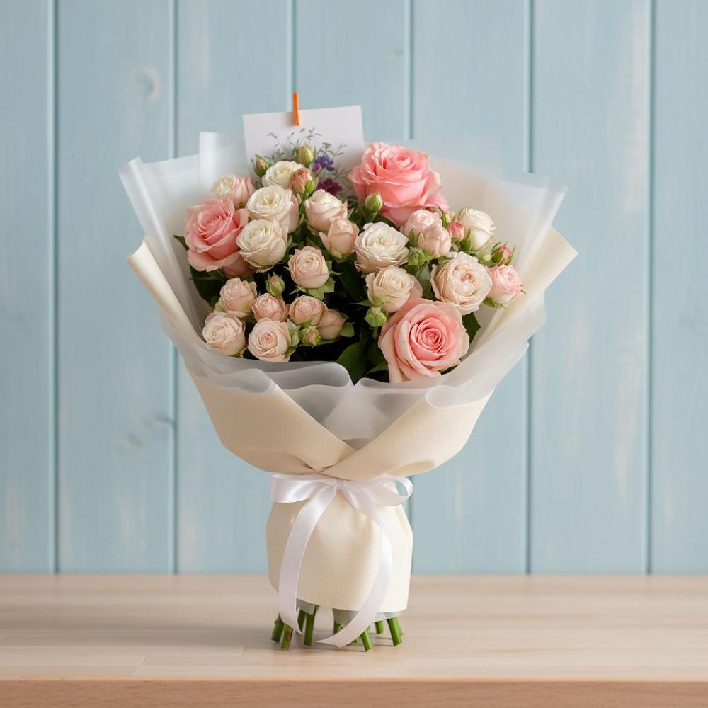 Букет цветов из: Розы в Октябрьский Тульская область