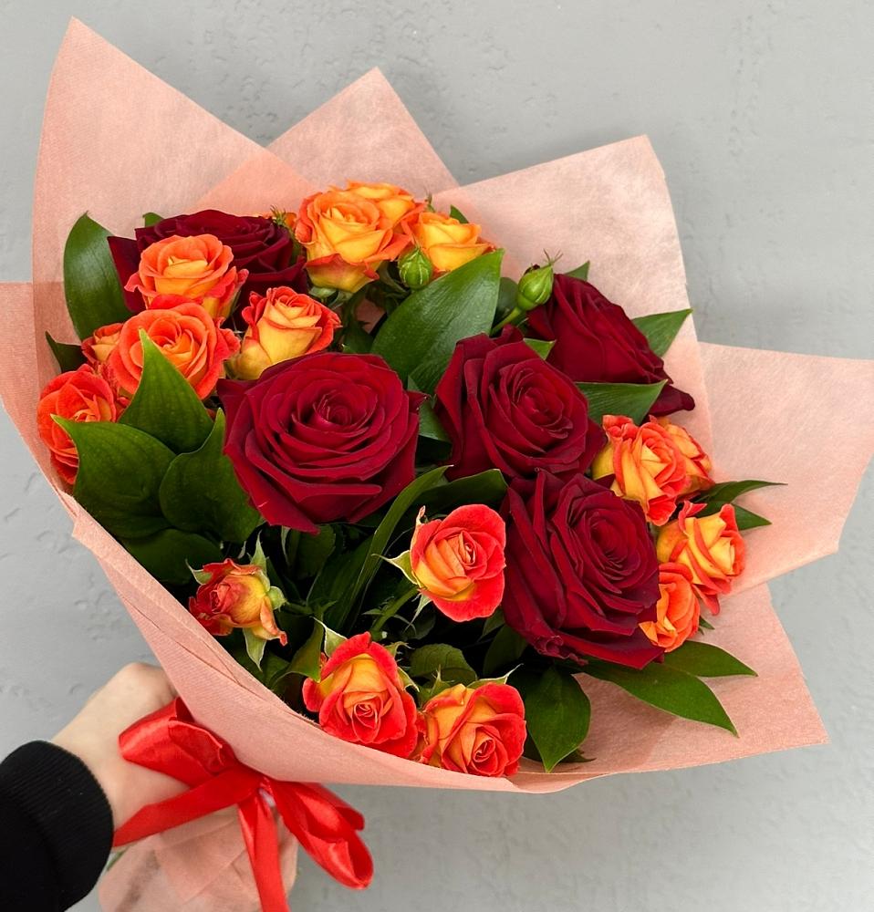 Букет Любовь и восторг в Октябрьский Тульская область