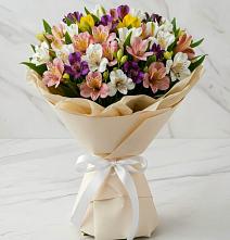 Букет цветов из:  Альстромерии #REPLACE_PRED# Октябрьский Тульская область