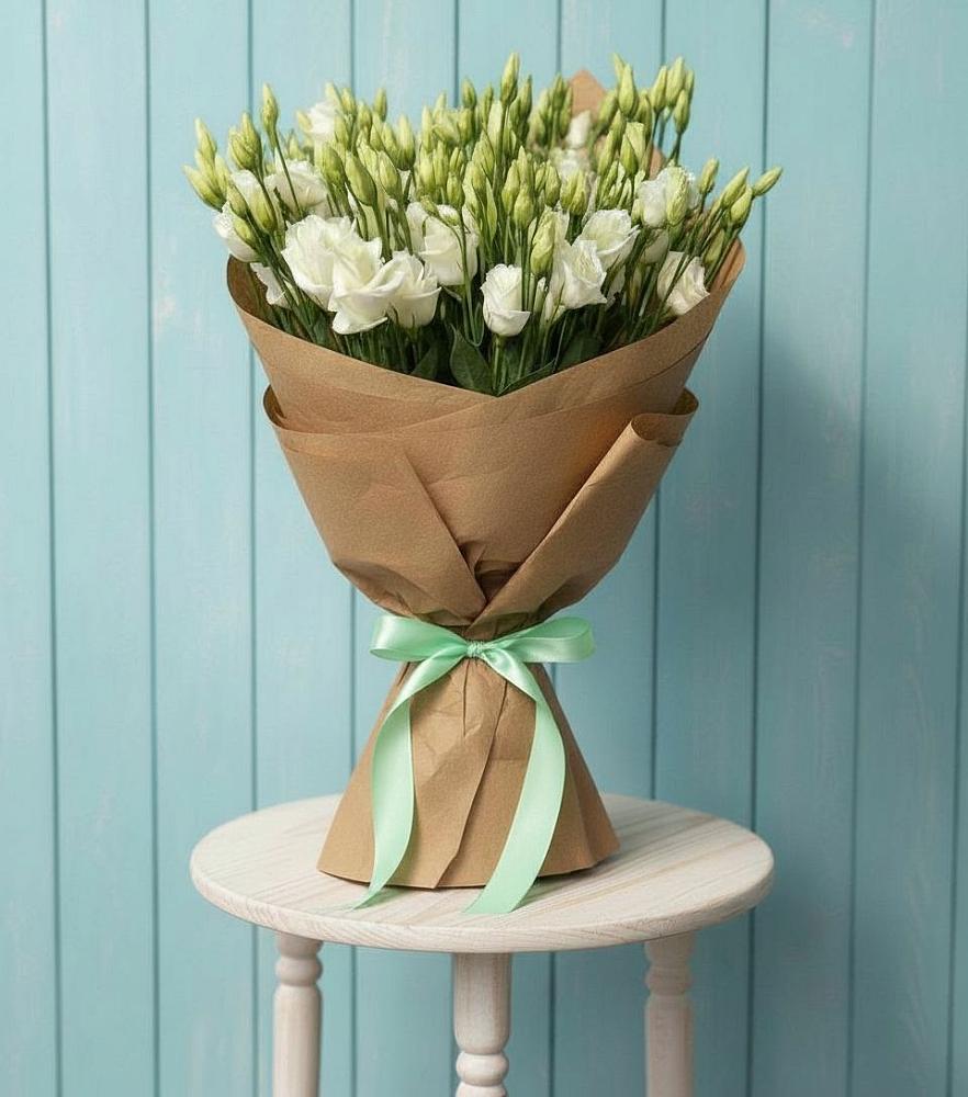 Букет цветов из: Лизиантусы в Октябрьский Тульская область