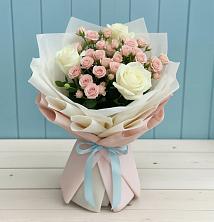 Букет цветов из:  Розы в Октябрьский Тульская область
