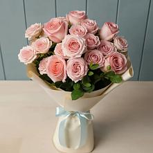 Букет Розовый шарм в Октябрьский Тульская область