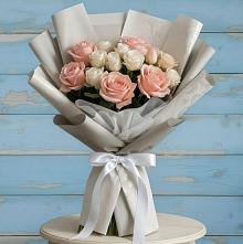 Букет цветов из:  Розы #REPLACE_PRED# Октябрьский Тульская область