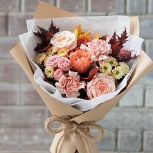 Букет цветов из:  Гвоздики, Хризантемы и Розы #REPLACE_PRED# Октябрьский Тульская область