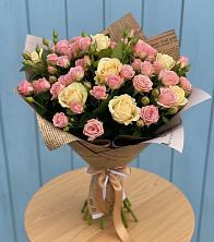 Букет цветов из:  Розы в Октябрьский Тульская область