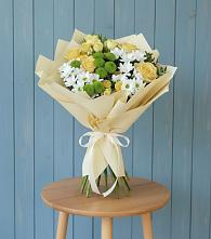 Букет цветов из:  Хризантемы и Розы #REPLACE_PRED# Октябрьский Тульская область