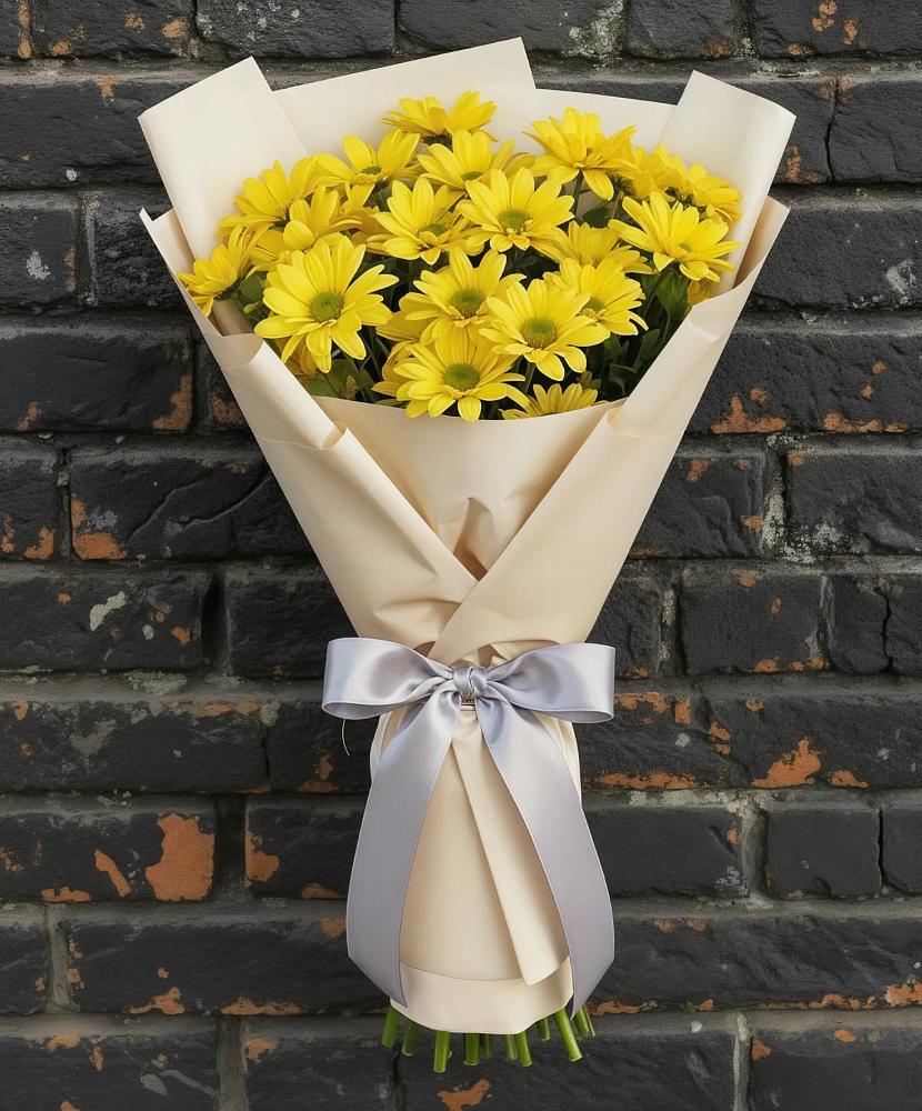 Букет цветов из: Хризантемы в Октябрьский Тульская область