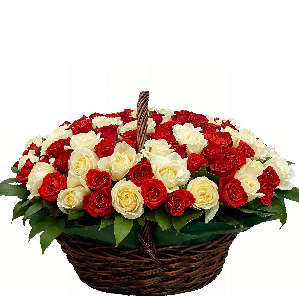 Премиум букет из: Розы в Октябрьский Тульская область