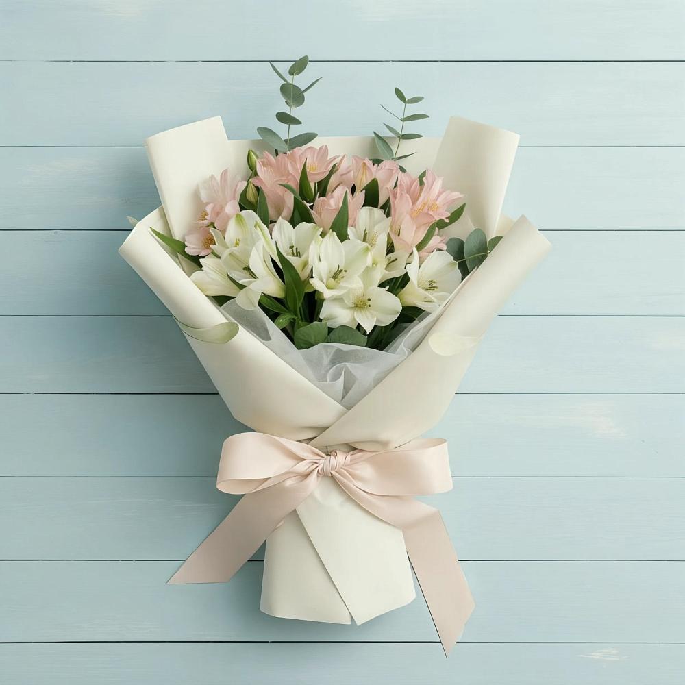 Букет цветов из: Альстромерии в Октябрьский Тульская область