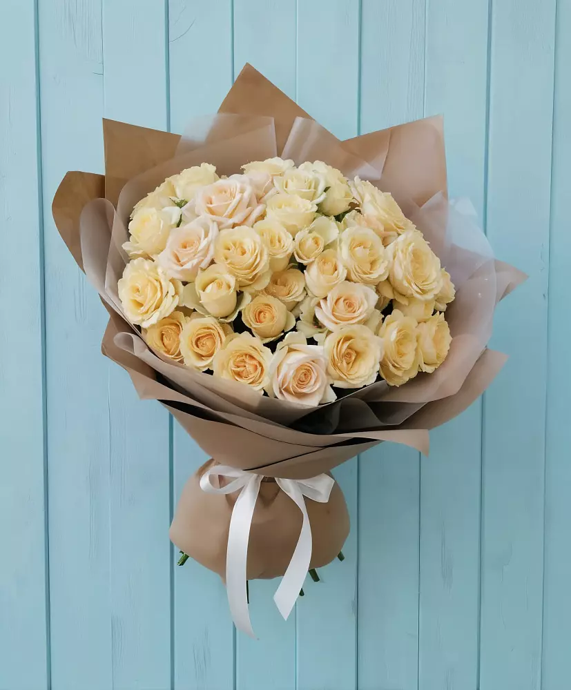 Букет Кремовое облако в Октябрьский Тульская область