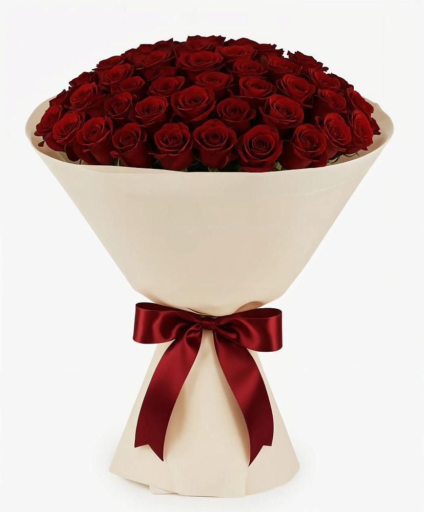 Букет 101 Бордовая роза Блэк Бакарра в Октябрьский Тульская область