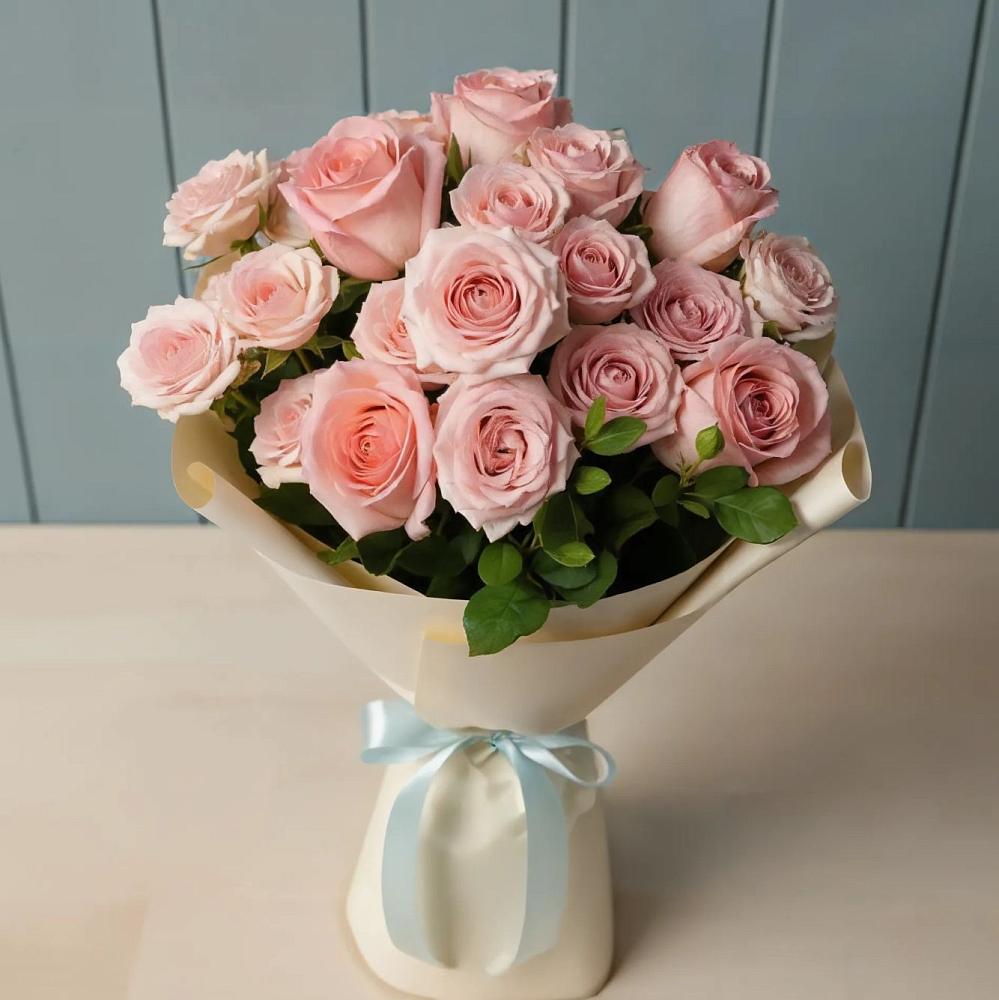 Букет Розовый шарм в Октябрьский Тульская область