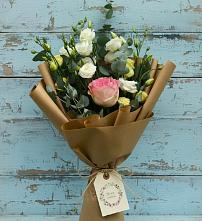 Букет цветов из:  Розы и Лизиантусы #REPLACE_PRED# Октябрьский Тульская область